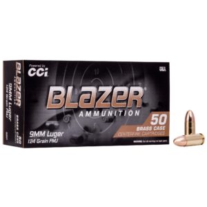 CCI Blazer Brass 9MM 124gr - (1,000rds)